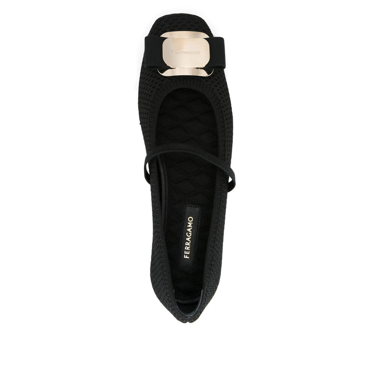 Ferragamo Ballerine - Nero | Wanan Luxury