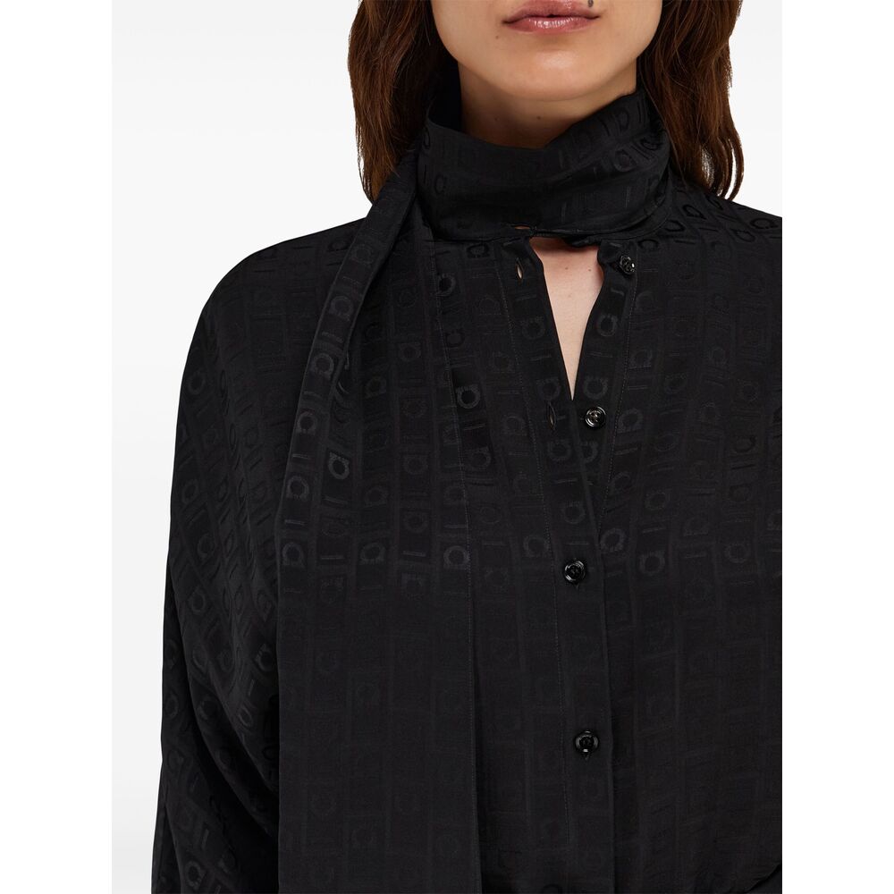 Ferragamo Silk Shirts - Black | Wanan Luxury