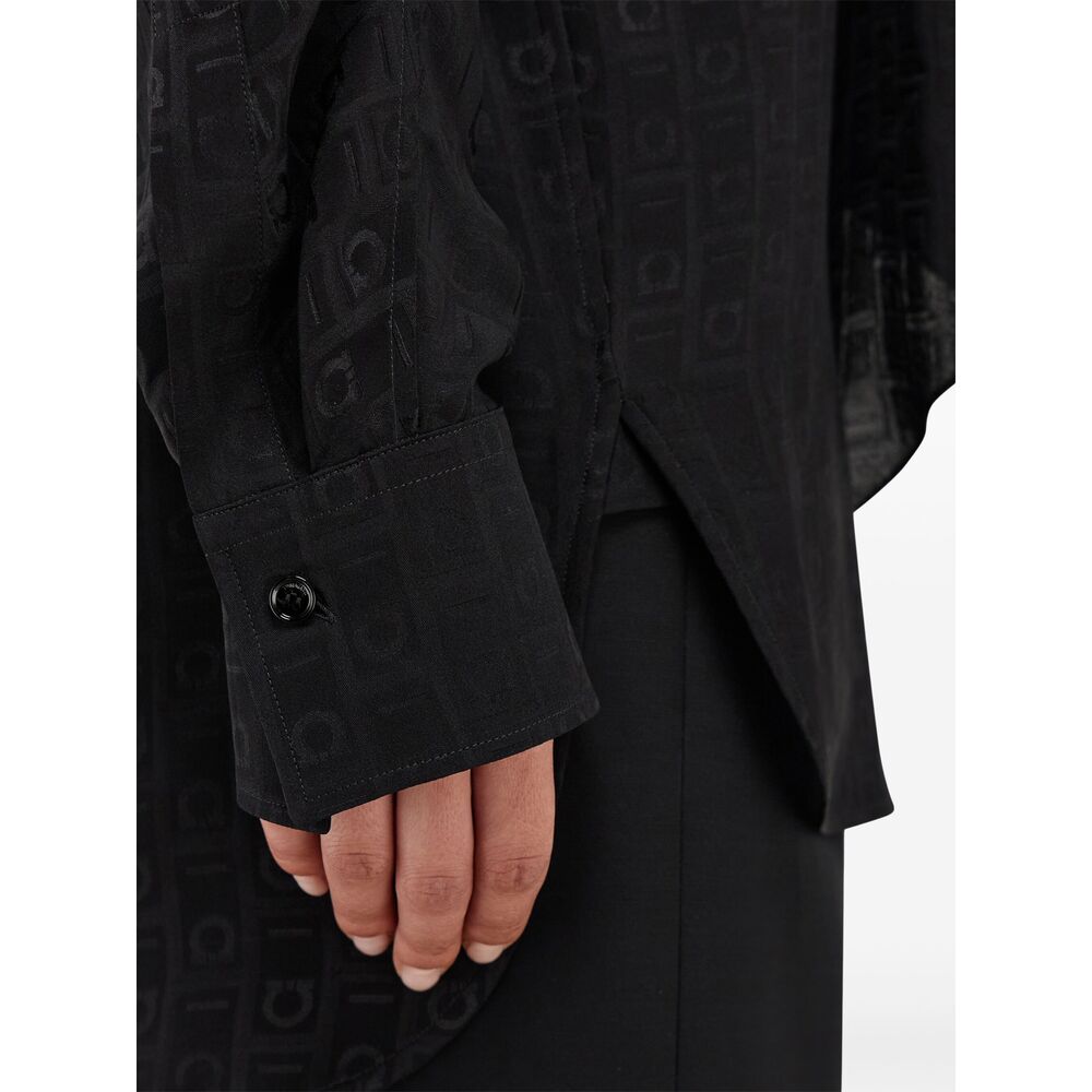 Ferragamo Silk Shirts - Black | Wanan Luxury