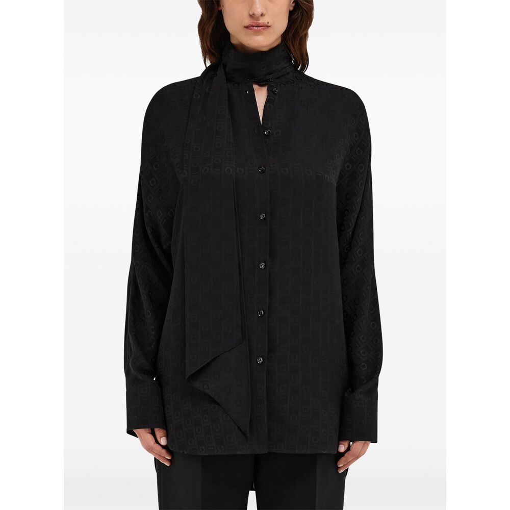 Ferragamo Silk Shirts - Black | Wanan Luxury