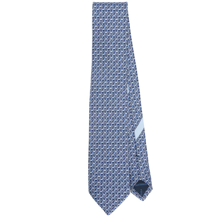 Ferragamo Silk Ties & Papillon - Blue | Wanan Luxury