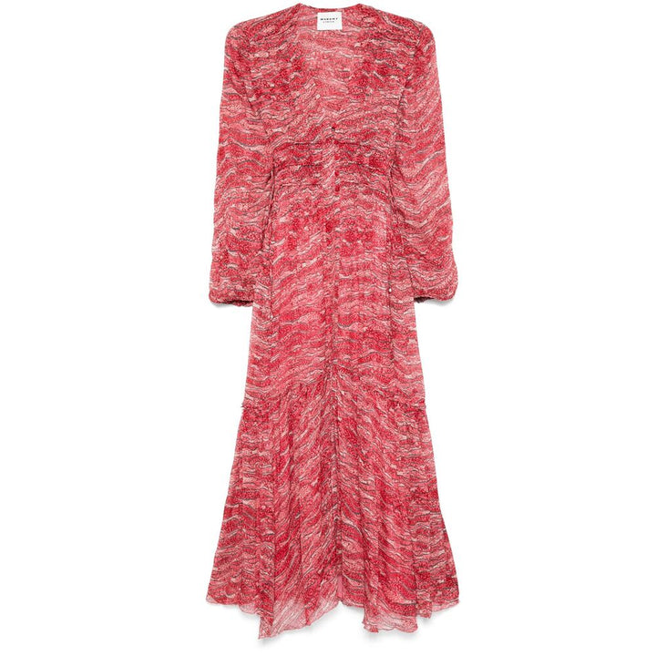 Isabel Marant Etoile Silk Suits & Dresses - Red, Pink | Wanan Luxury