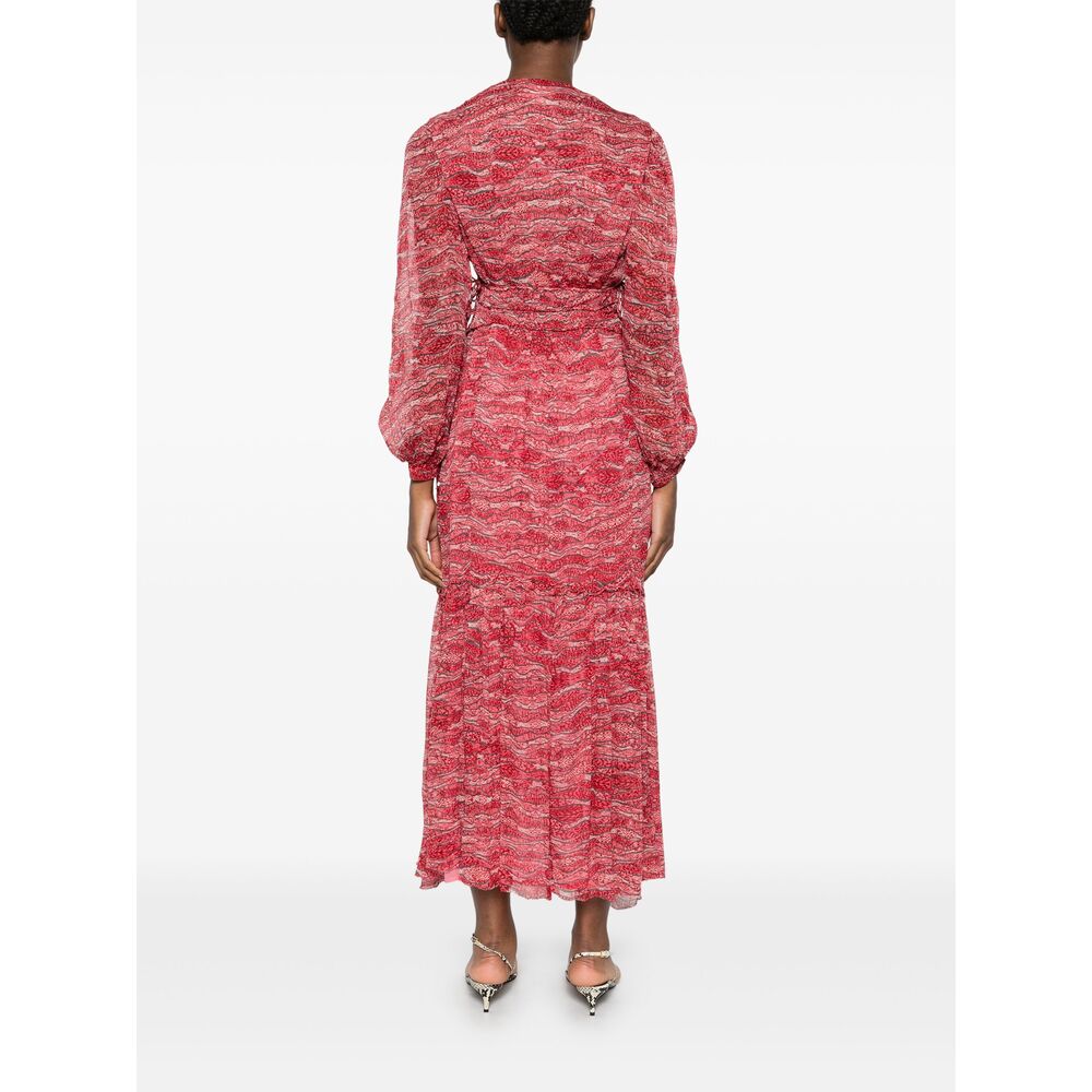 Isabel Marant Etoile Silk Suits & Dresses - Red, Pink | Wanan Luxury