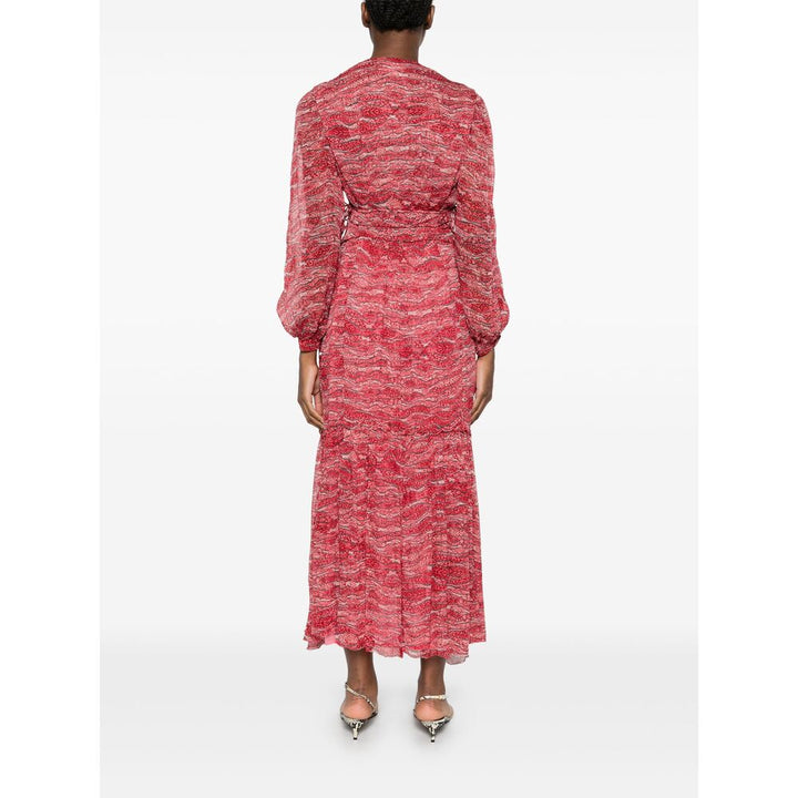 Isabel Marant Etoile Silk Suits & Dresses - Red, Pink | Wanan Luxury