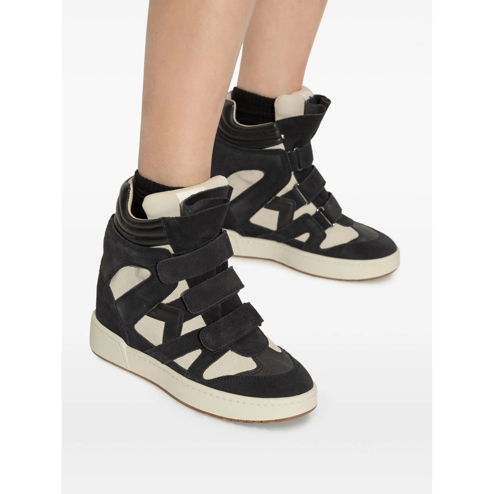 Isabel Marant Rubber Sneakers - Black, White | Wanan Luxury