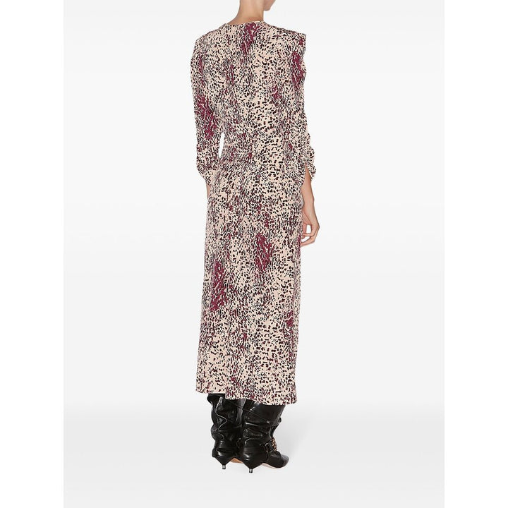 Isabel Marant Silk Suits & Dresses - Purple, Neutral | Wanan Luxury