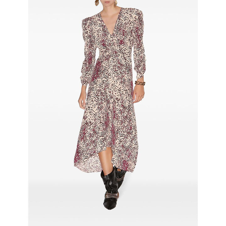 Isabel Marant Silk Suits & Dresses - Purple, Neutral | Wanan Luxury