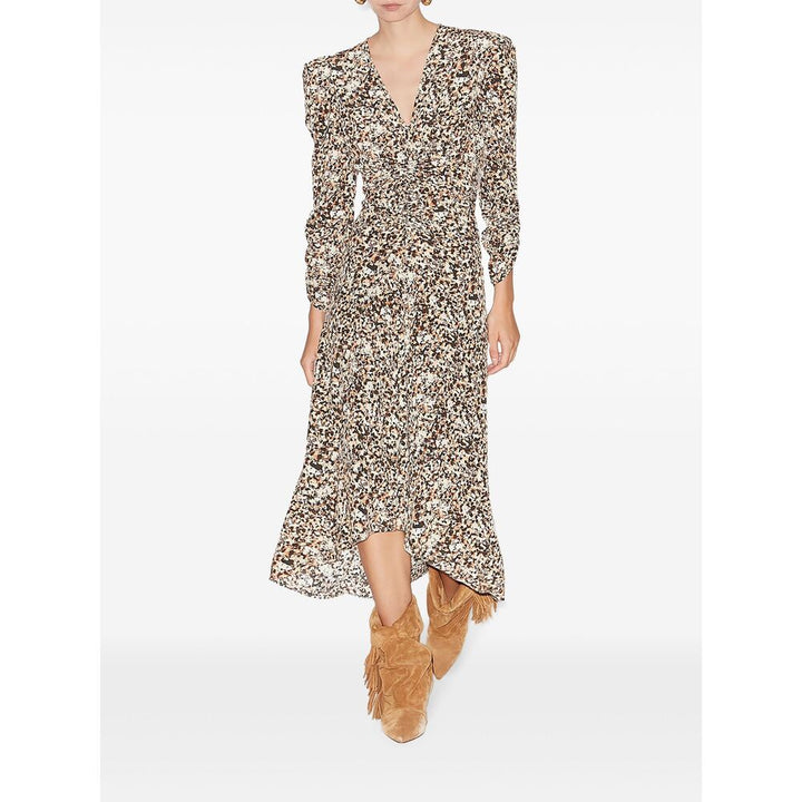 Isabel Marant Silk Suits & Dresses - Brown | Wanan Luxury