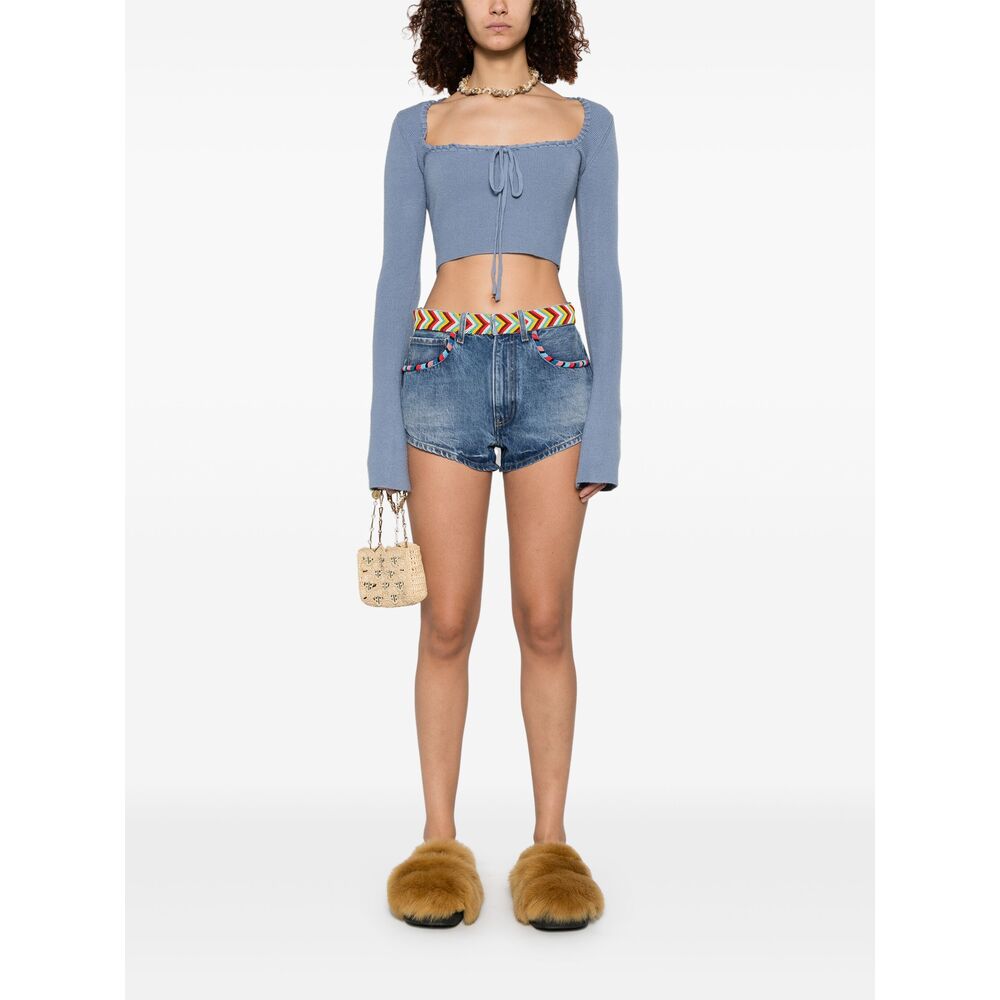 Alanui Shorts - Blu | Wanan Luxury