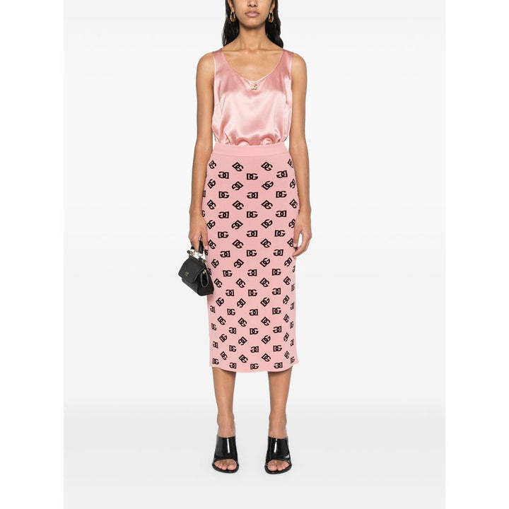 Dolce & Gabbana Silk Skirts - Pink | Wanan Luxury