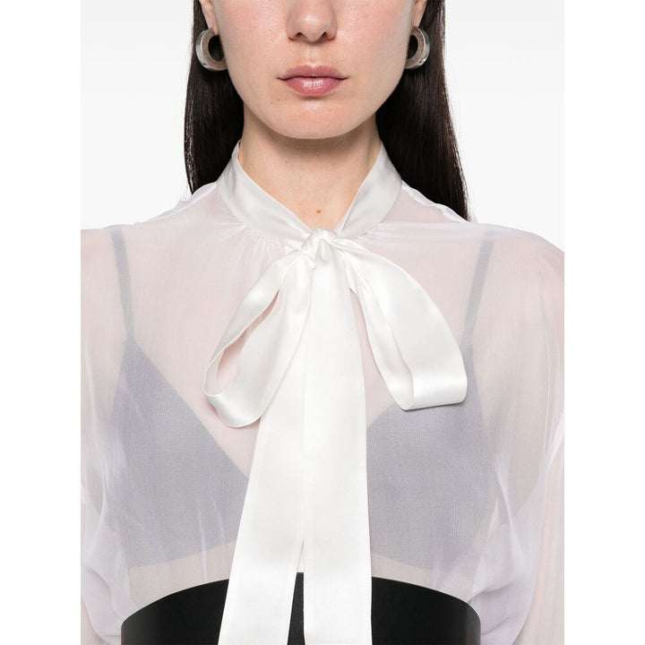 Dolce & Gabbana Silk Shirts - White | Wanan Luxury