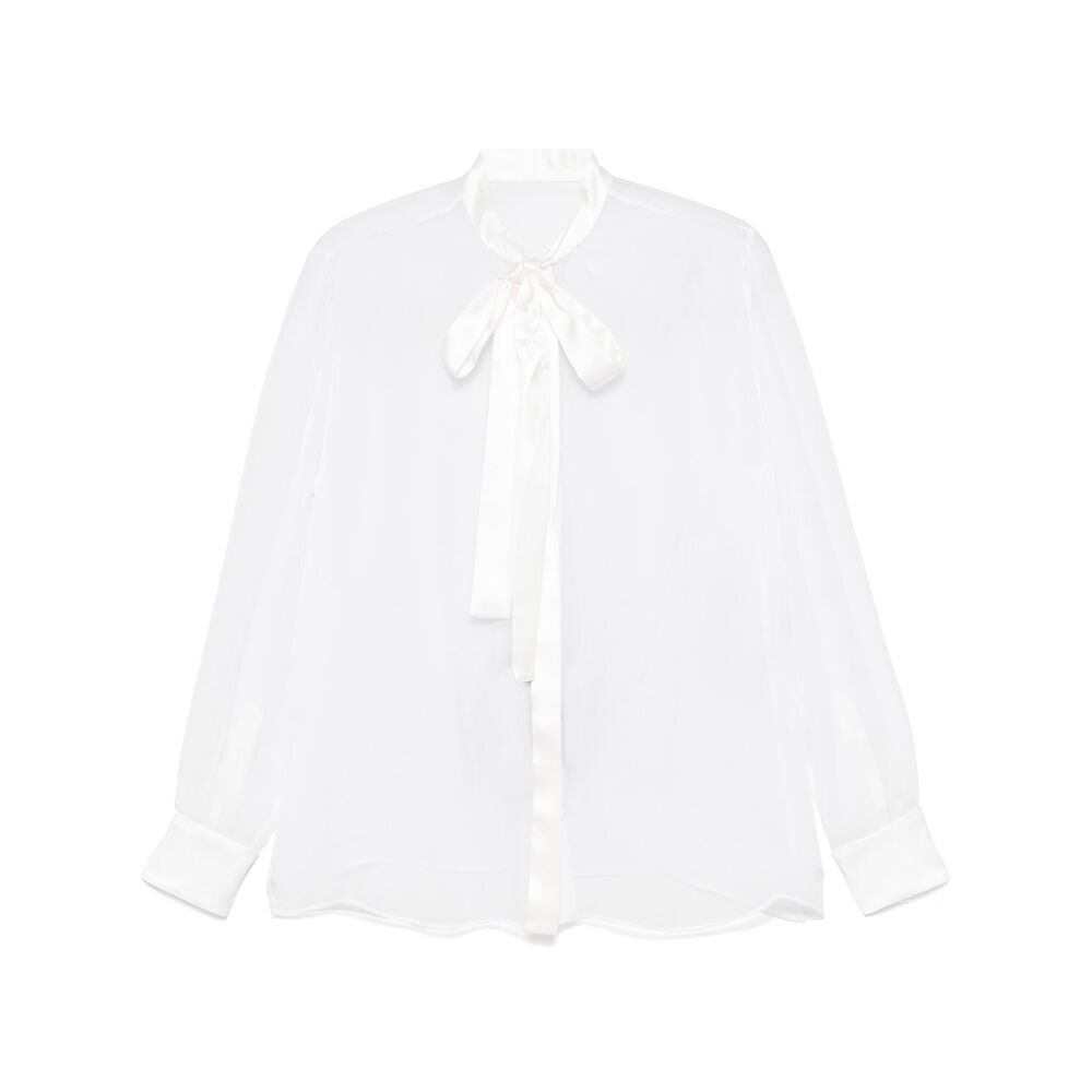 Dolce & Gabbana Silk Shirts - White | Wanan Luxury