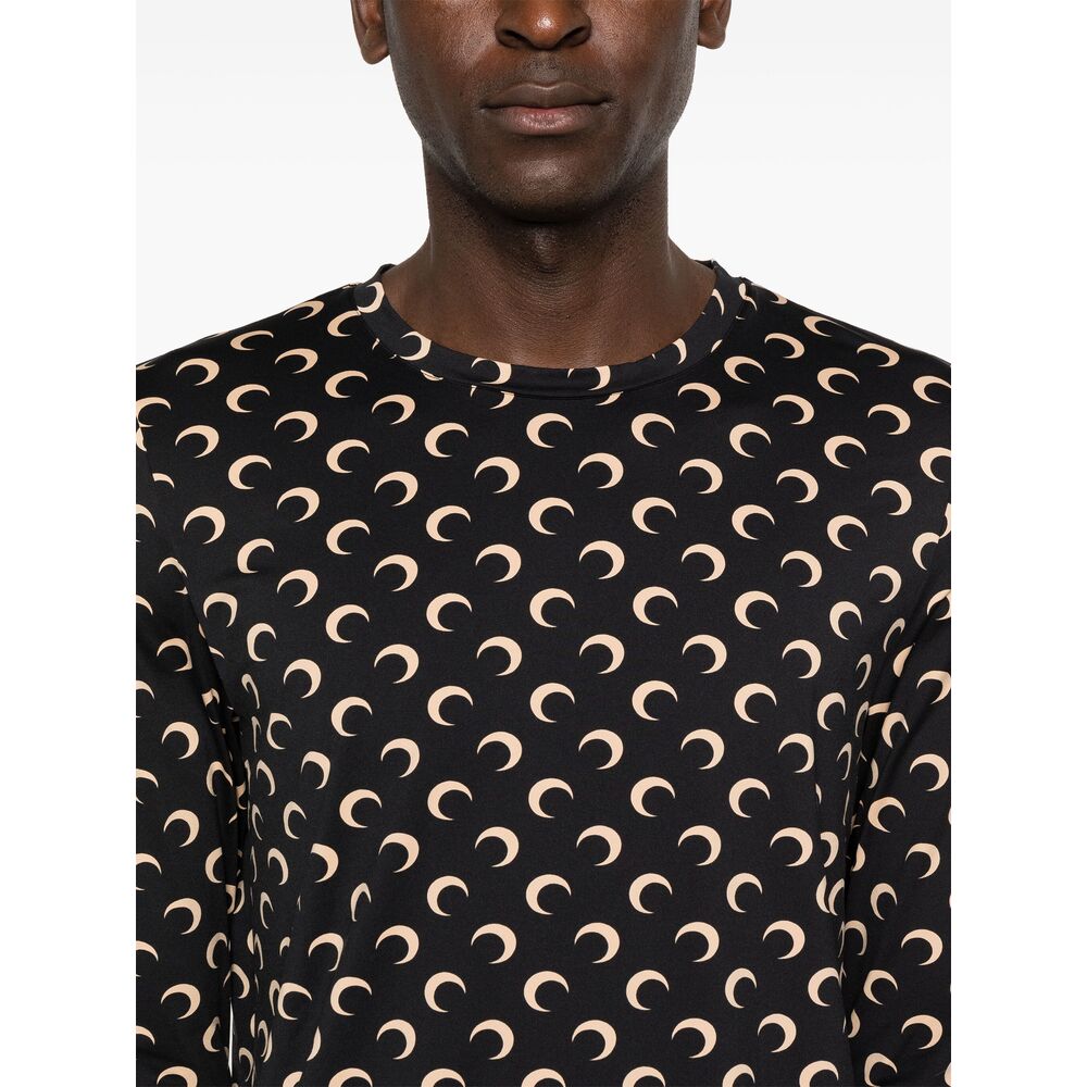 Marine Serre Sweaters - Black | Wanan Luxury