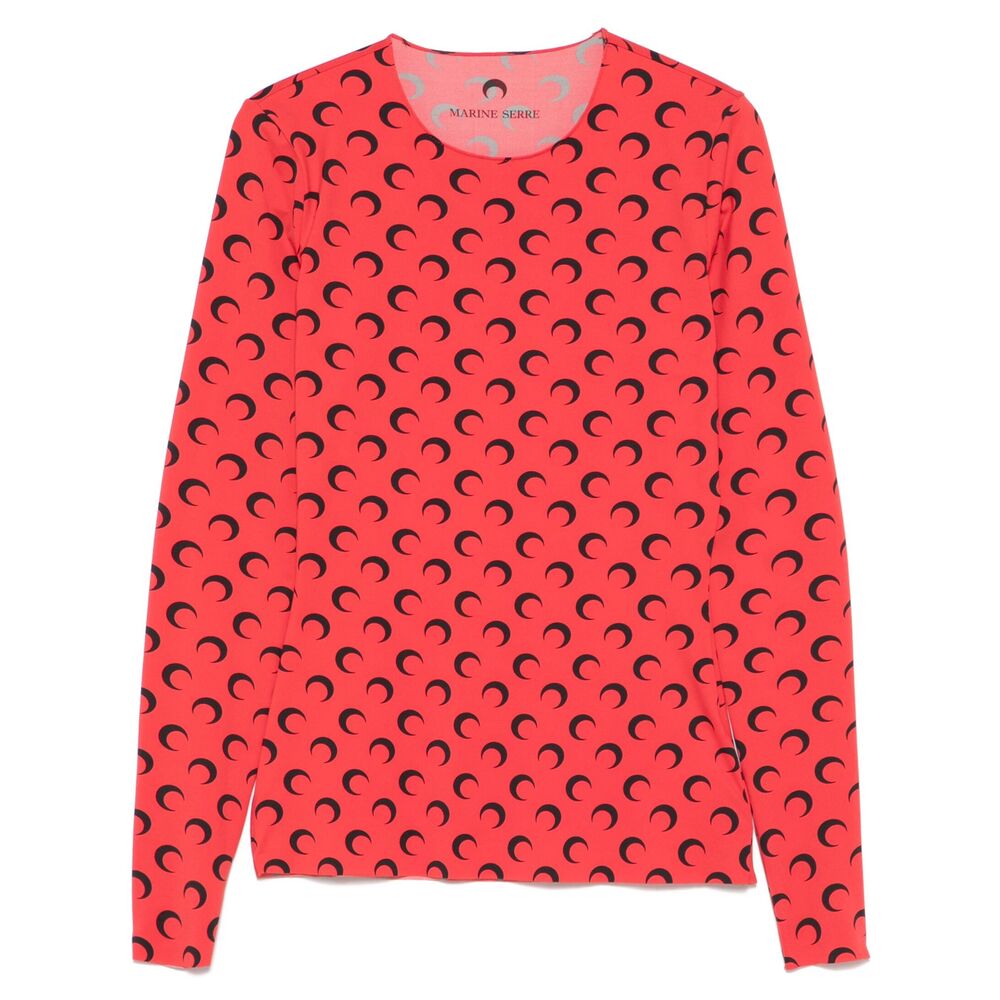 Marine Serre Sweaters - Red | Wanan Luxury