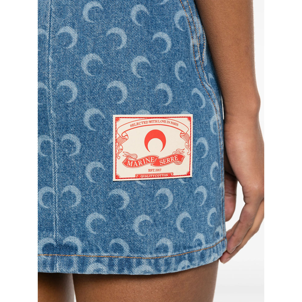 Marine Serre Abiti - Blu | Wanan Luxury