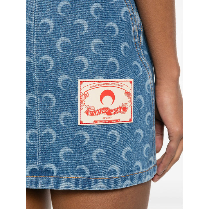 Marine Serre Abiti - Blu | Wanan Luxury
