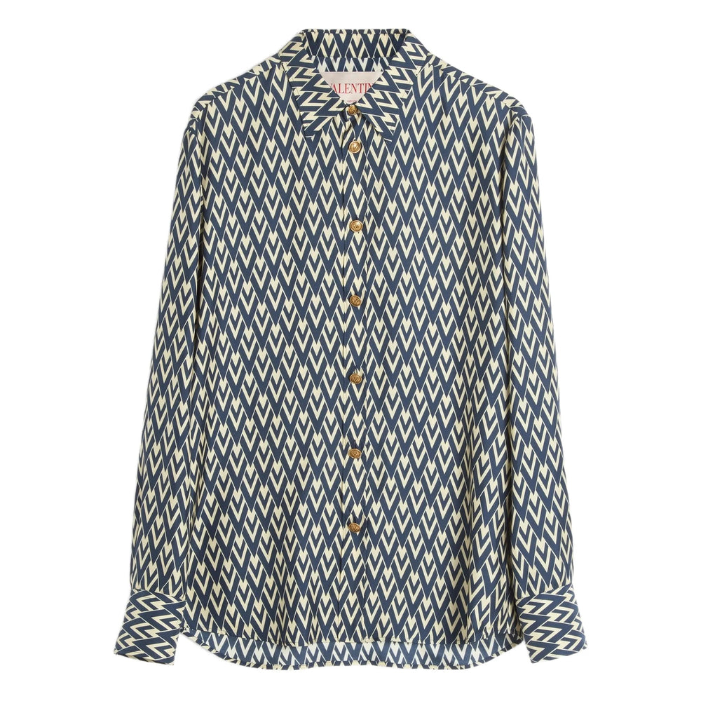 Valentino Shirts - Blue, Neutral | Wanan Luxury