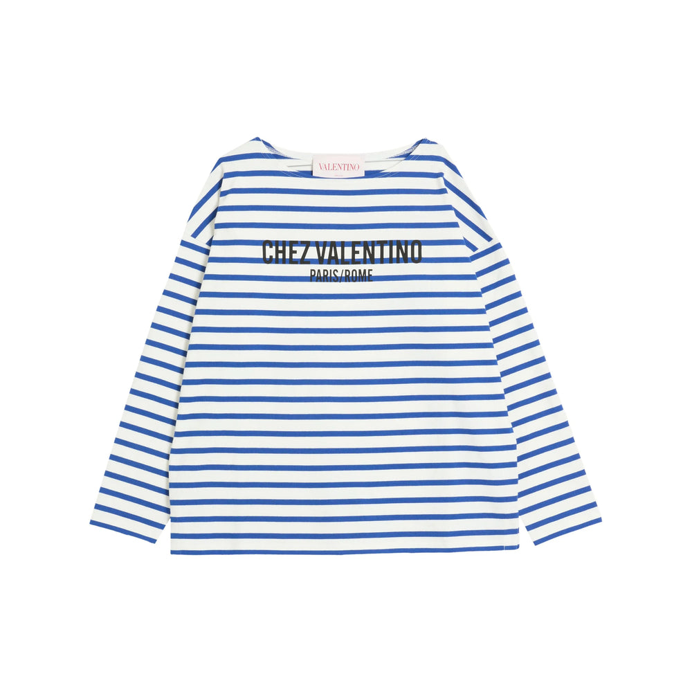 Valentino T Shirts - Blue, White | Wanan Luxury