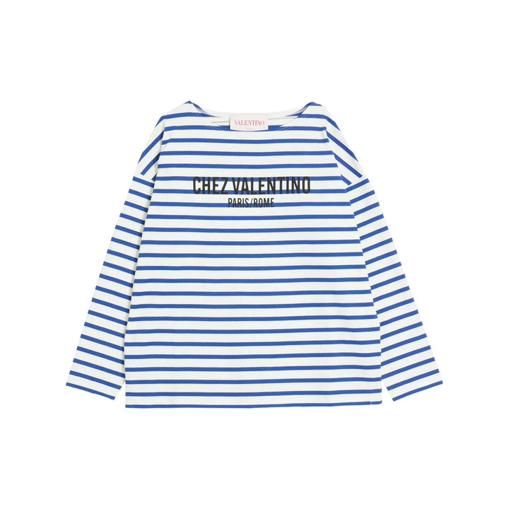 Valentino T Shirts - Blue, White | Wanan Luxury