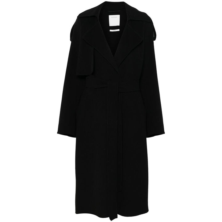 Sportmax Coats - Black | Wanan Luxury