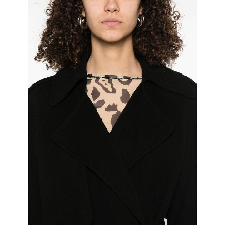 Sportmax Coats - Black | Wanan Luxury