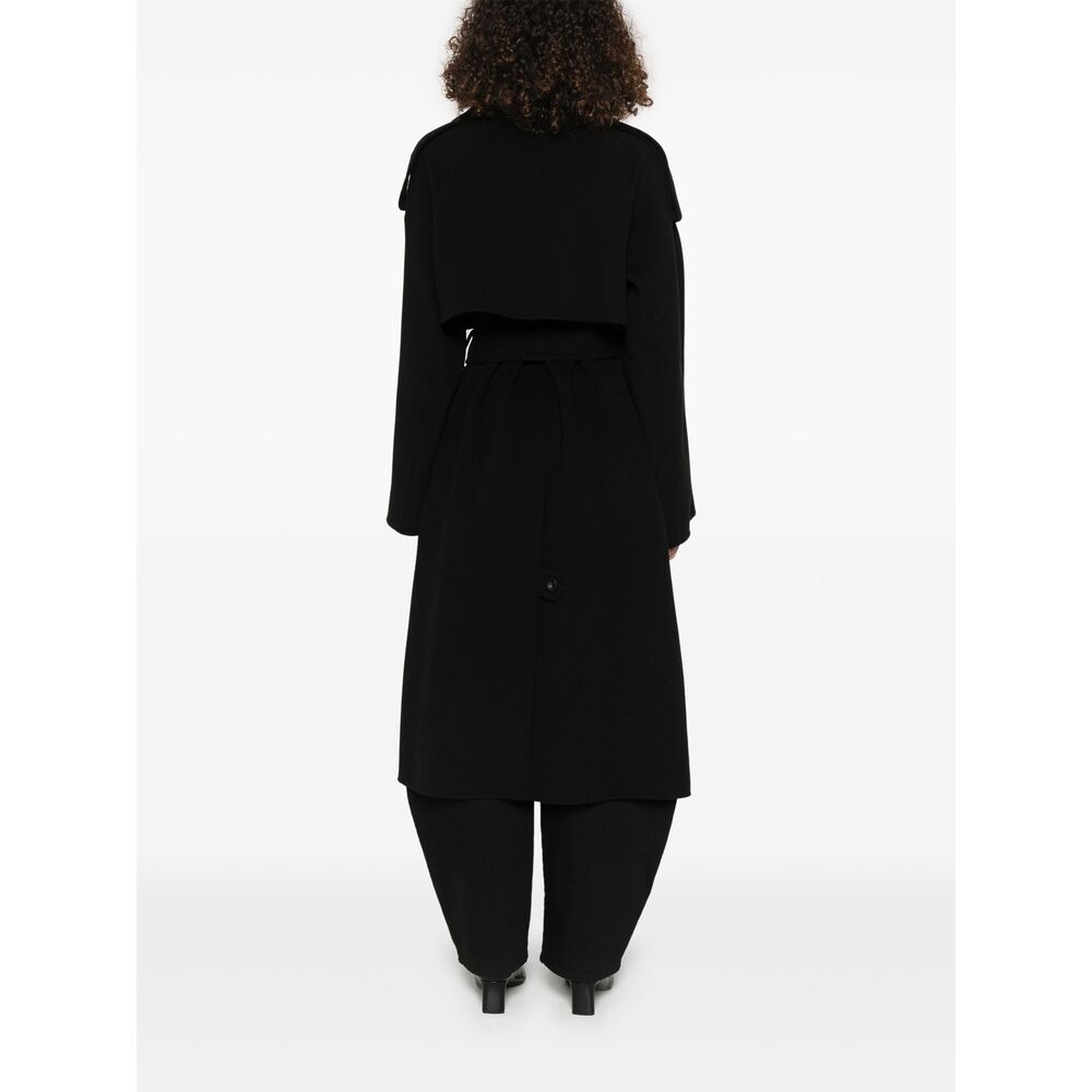 Sportmax Coats - Black | Wanan Luxury