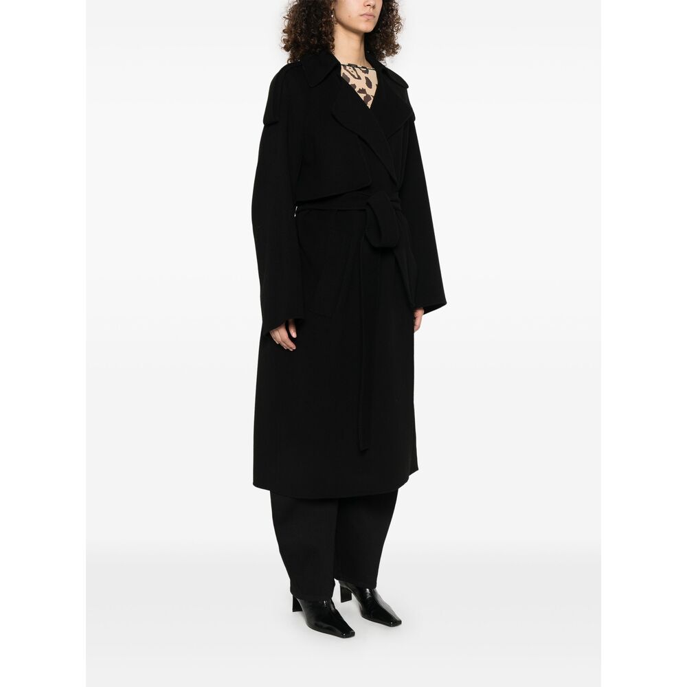 Sportmax Coats - Black | Wanan Luxury