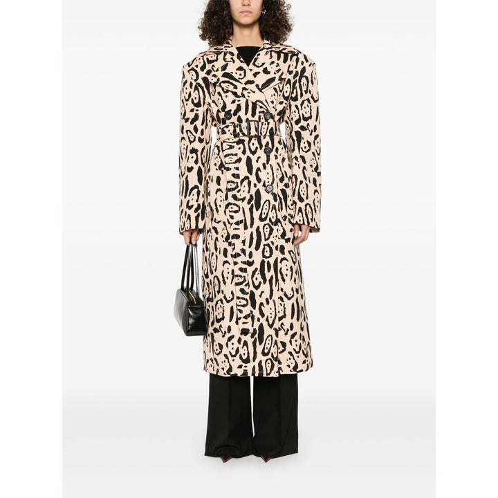 Sportmax Coats - Neutral, Black | Wanan Luxury