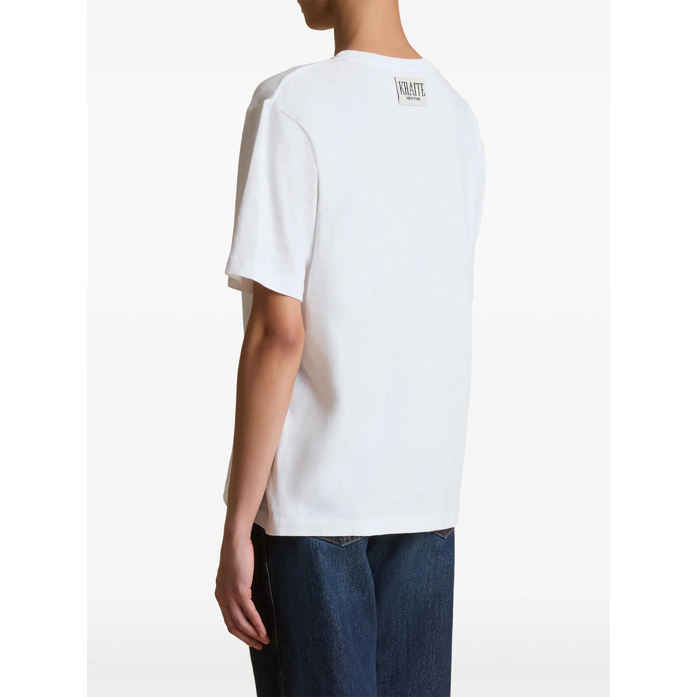 Khaite T Shirt - Bianco | Wanan Luxury
