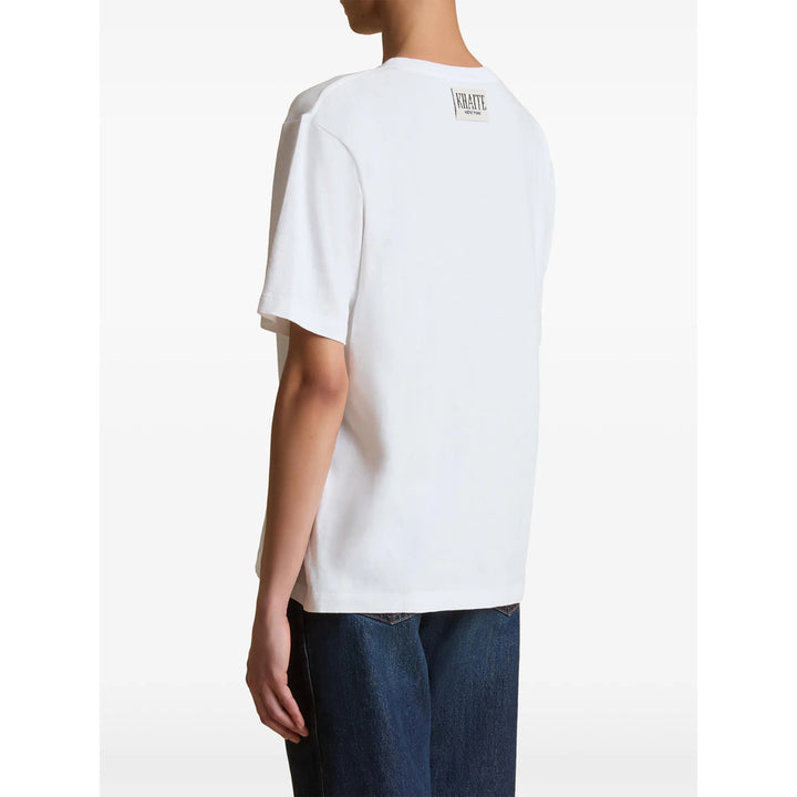Khaite T Shirt - Bianco | Wanan Luxury