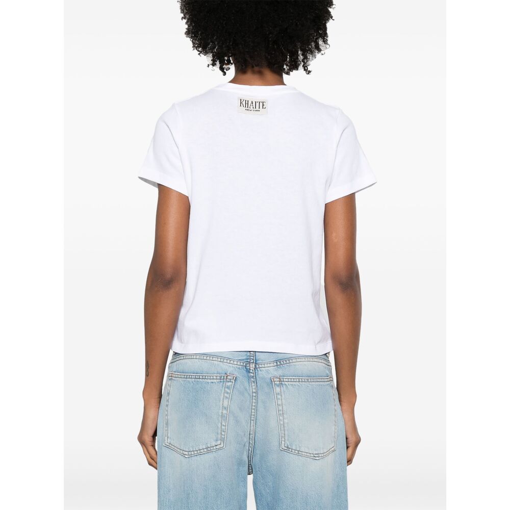 Khaite T Shirt - Bianco | Wanan Luxury