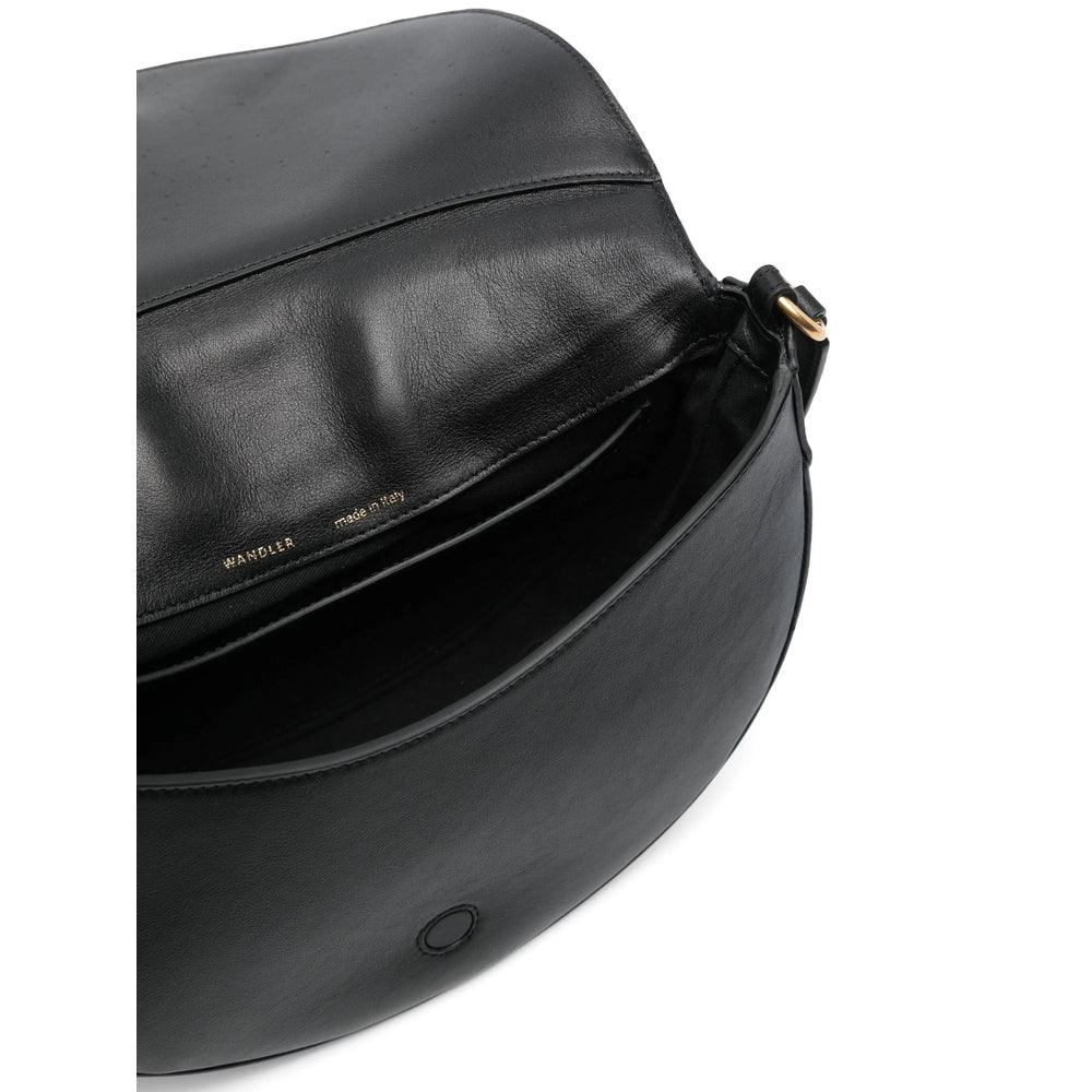 Wandler Leather Shoulder Bags - Black | Wanan Luxury