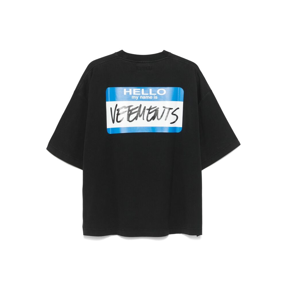 Vetements T Shirt - Nero | Wanan Luxury