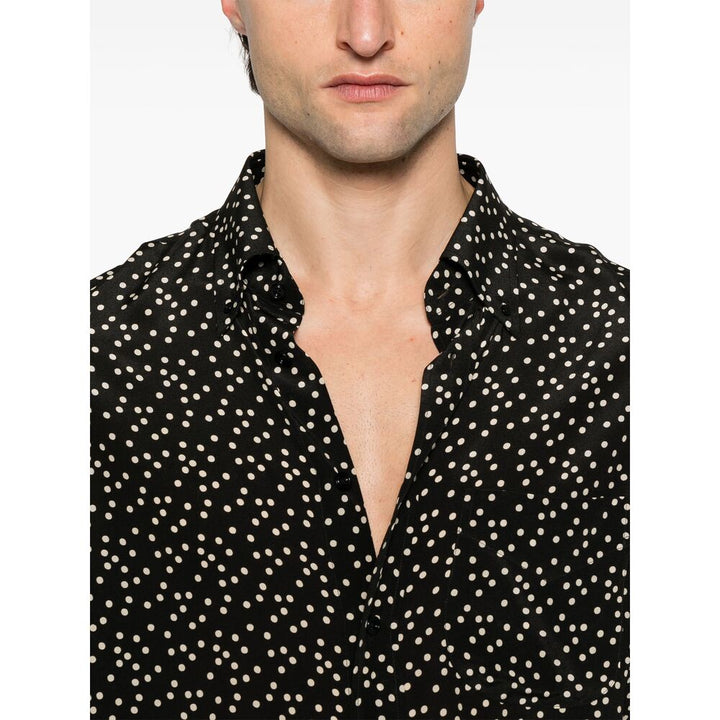 Tom Ford Silk Shirts - Black, White | Wanan Luxury