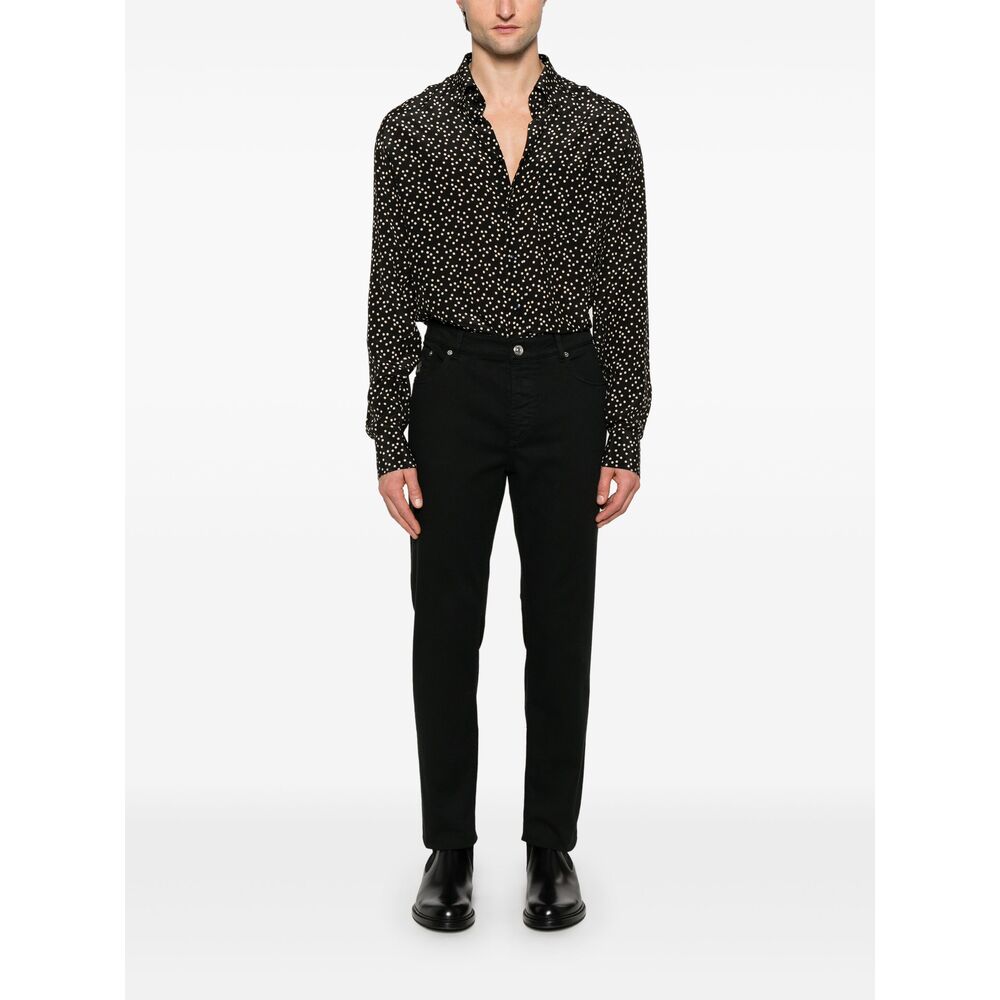 Tom Ford Silk Shirts - Black, White | Wanan Luxury