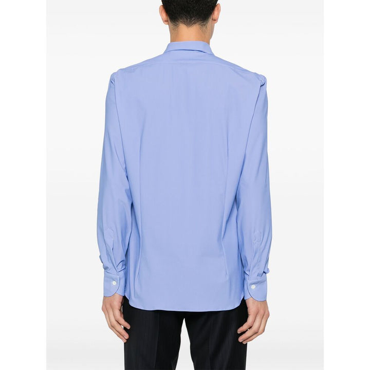 Mazzarelli Nylon Shirts - Blue | Wanan Luxury