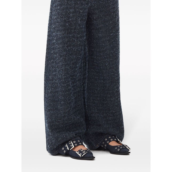Ganni Ballerine - Blu | Wanan Luxury