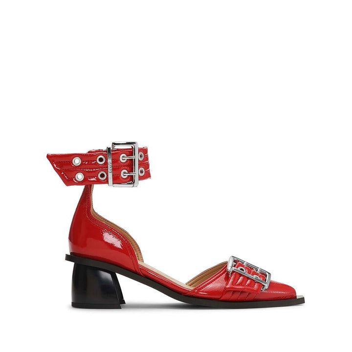 Ganni Decollete - Rosso | Wanan Luxury