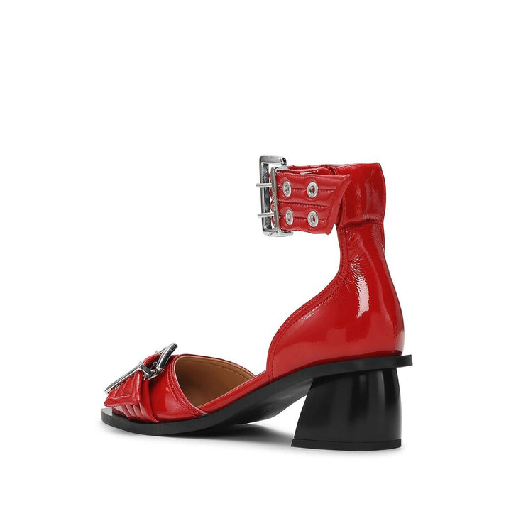 Ganni Decollete - Rosso | Wanan Luxury