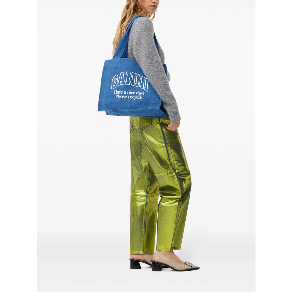 Ganni Borse A Spalla E Tracolla - Blu | Wanan Luxury