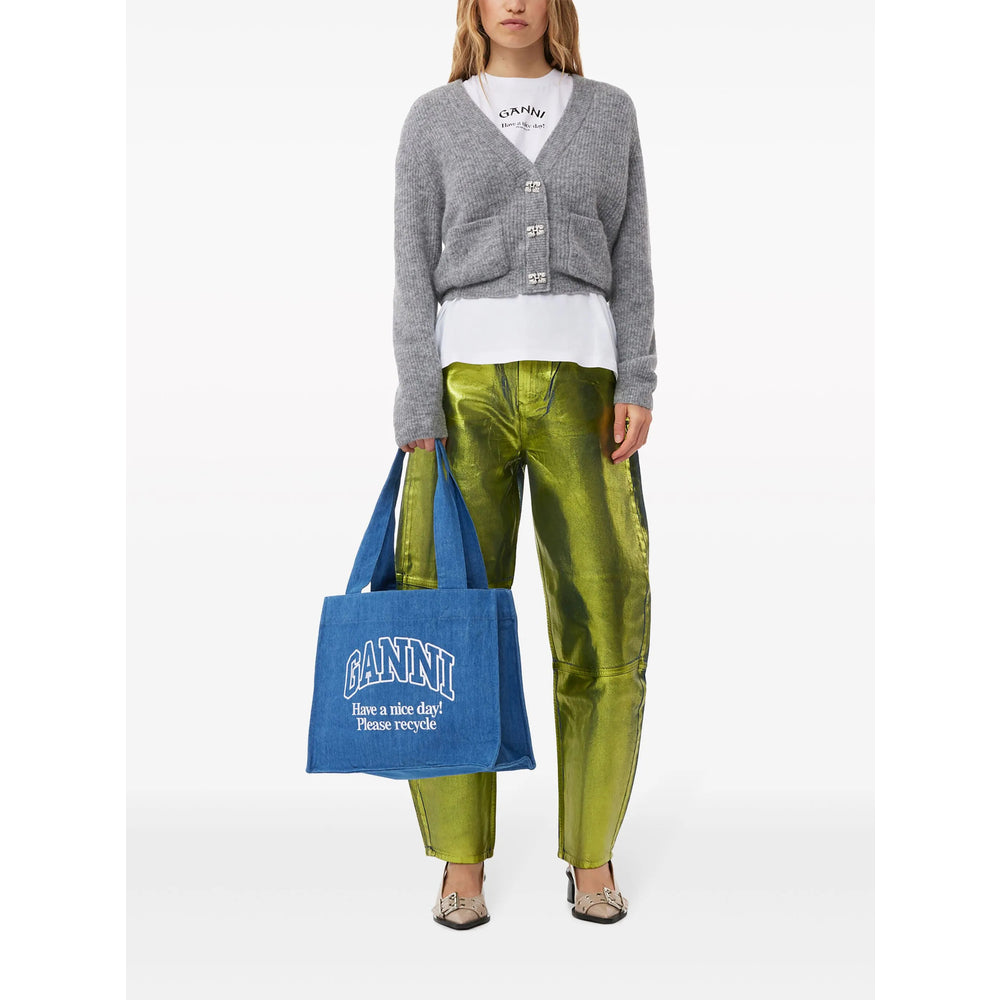 Ganni Borse A Spalla E Tracolla - Blu | Wanan Luxury