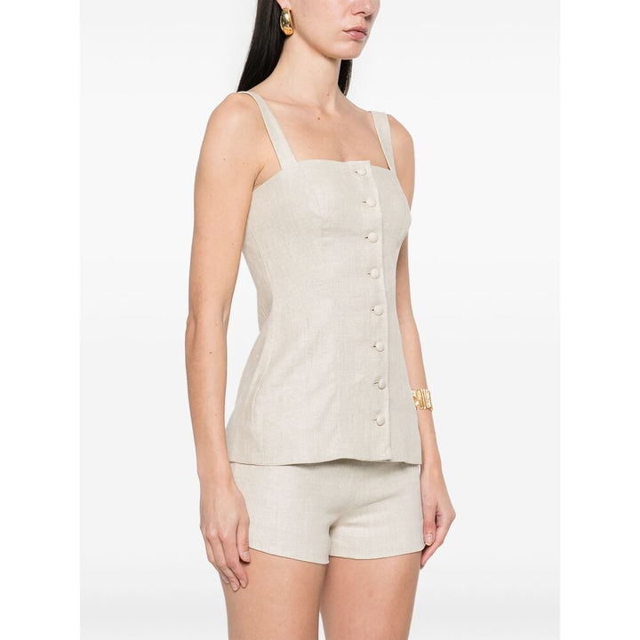 Faithfull The Brand Wool Tops - Neutral | Wanan Luxury