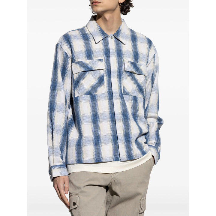 Represent Camicie - Blu, Bianco | Wanan Luxury
