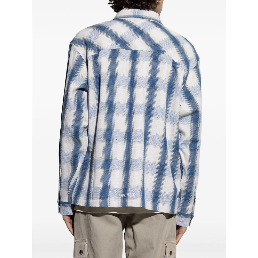 Represent Camicie - Blu, Bianco | Wanan Luxury