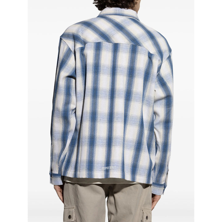 Represent Camicie - Blu, Bianco | Wanan Luxury