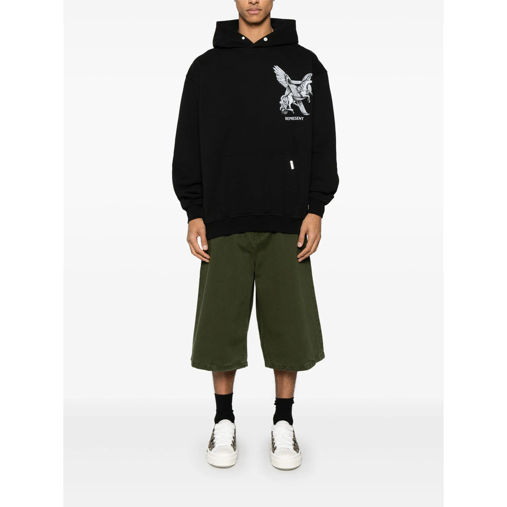 Represent Felpe - Nero | Wanan Luxury