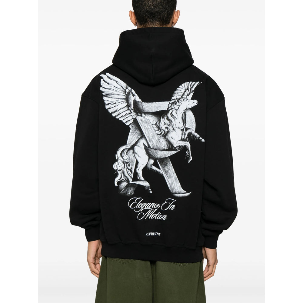 Represent Felpe - Nero | Wanan Luxury