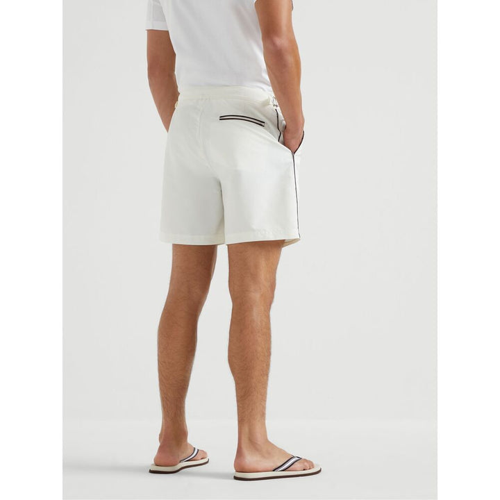 Brunello Cucinelli Beachwear - Bianco | Wanan Luxury