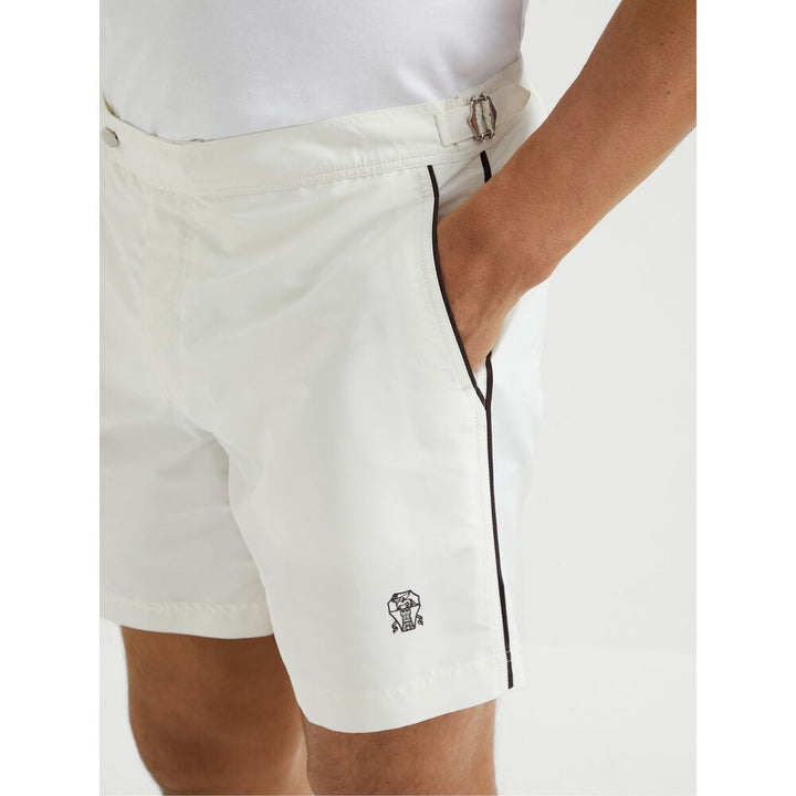 Brunello Cucinelli Beachwear - Bianco | Wanan Luxury