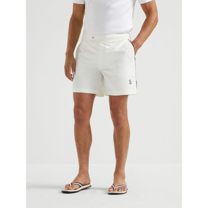 Brunello Cucinelli Beachwear - Bianco | Wanan Luxury